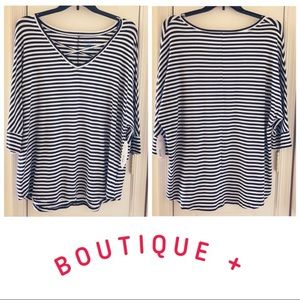 Boutique + Dolman sleeves Top NWT